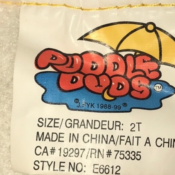 Vintage Rubber Duck Rain Coat - Picture 5 of 5